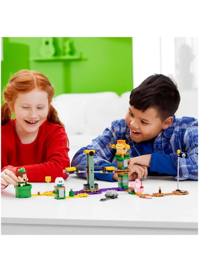 ليغو Super Mario™ Adventures With Luigi Starter Course Building Kit; Cool Gift For Kids; Collectible, Interactive Toy Playset Featuring Luigi™, Pink Yoshi, Boom Boom And Bone Goomba Figures For Kids 6+ Years (280 Pieces) 71387