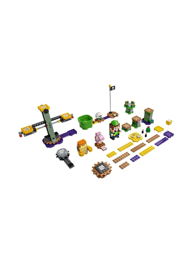 ليغو Super Mario™ Adventures With Luigi Starter Course Building Kit; Cool Gift For Kids; Collectible, Interactive Toy Playset Featuring Luigi™, Pink Yoshi, Boom Boom And Bone Goomba Figures For Kids 6+ Years (280 Pieces) 71387
