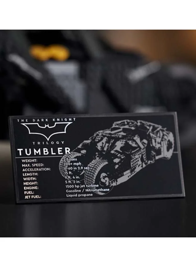 LEGO DC Batman™ Batmobile™ Tumbler Adult Building Kit; Build-And-Display Model Of The Iconic Batmobile™ From The Dark Knight™ Movie Trilogy; Great Gift For Adult Batman Fans And Model Makers, For Ages 16+ (2,049 Pieces) 76240