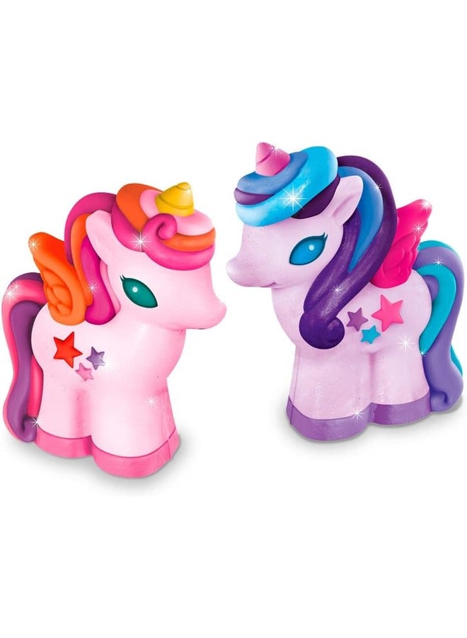 4m Mould & Paint - 3D Glitter Unicorns - Image 2