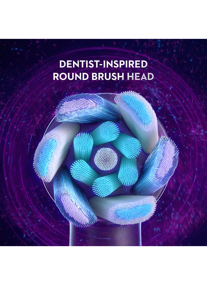 Oral-B iO Series 9 Rechargeable Electric Toothbrush Set, Black Onyx, with Interactive Display Screen, Smart Pressure Sensor & Magnetic Charger, 1 Set Black - Image 5