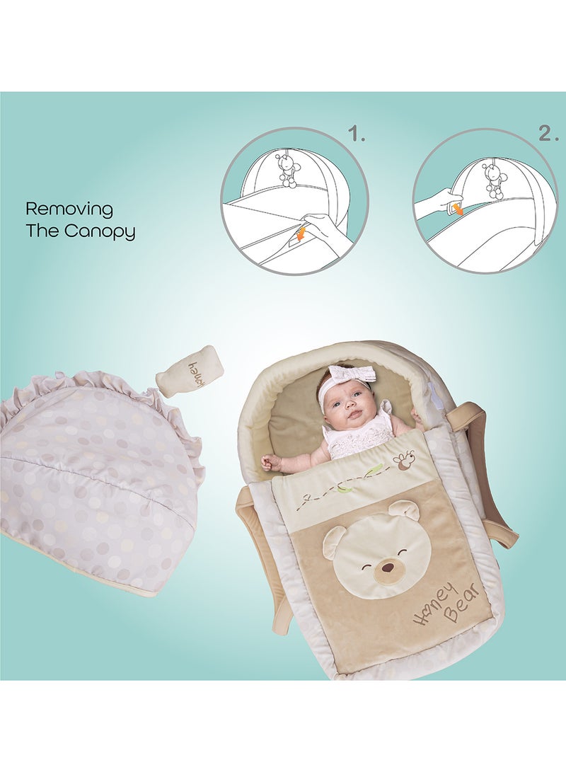 Moon Moses Basket, Bedside Sleeper And Travel Carrycot, 0-12 Months  - Image 2