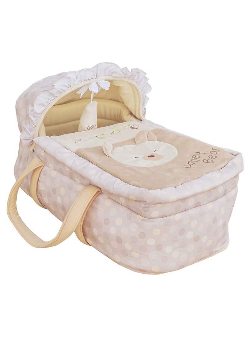 Moon Moses Basket, Bedside Sleeper And Travel Carrycot, 0-12 Months  - Image 1