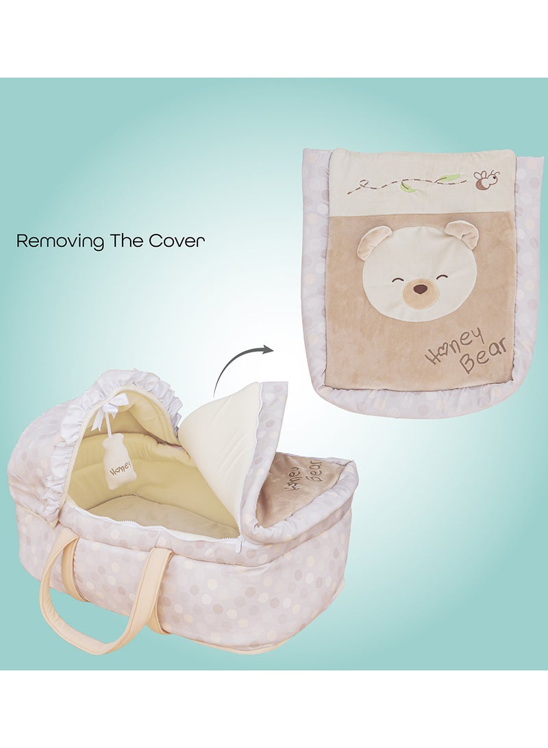 Moon Moses Basket, Bedside Sleeper And Travel Carrycot, 0-12 Months  - Image 3