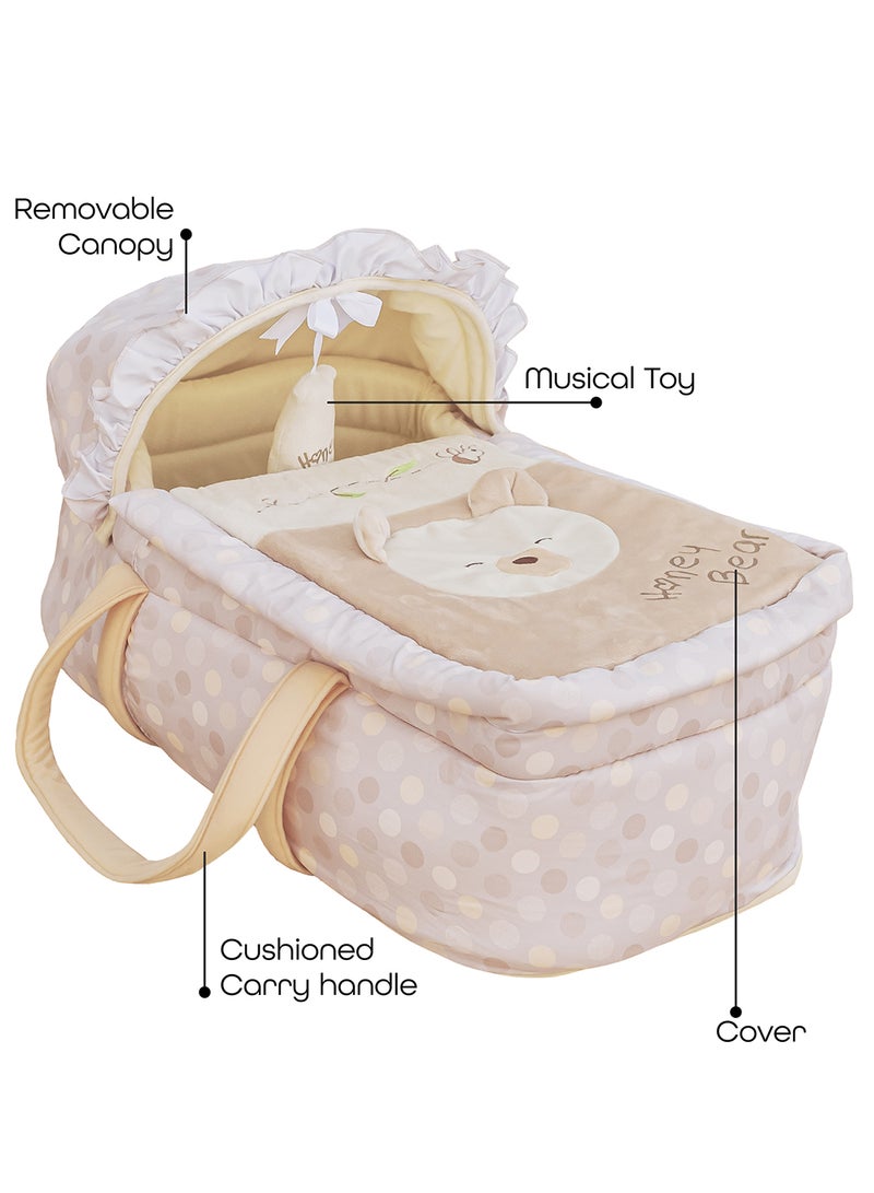 Moon Moses Basket, Bedside Sleeper And Travel Carrycot, 0-12 Months  - Image 4