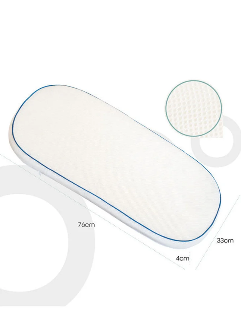 Moon Classic Foam Moses Basket Crib And Pram Mattress