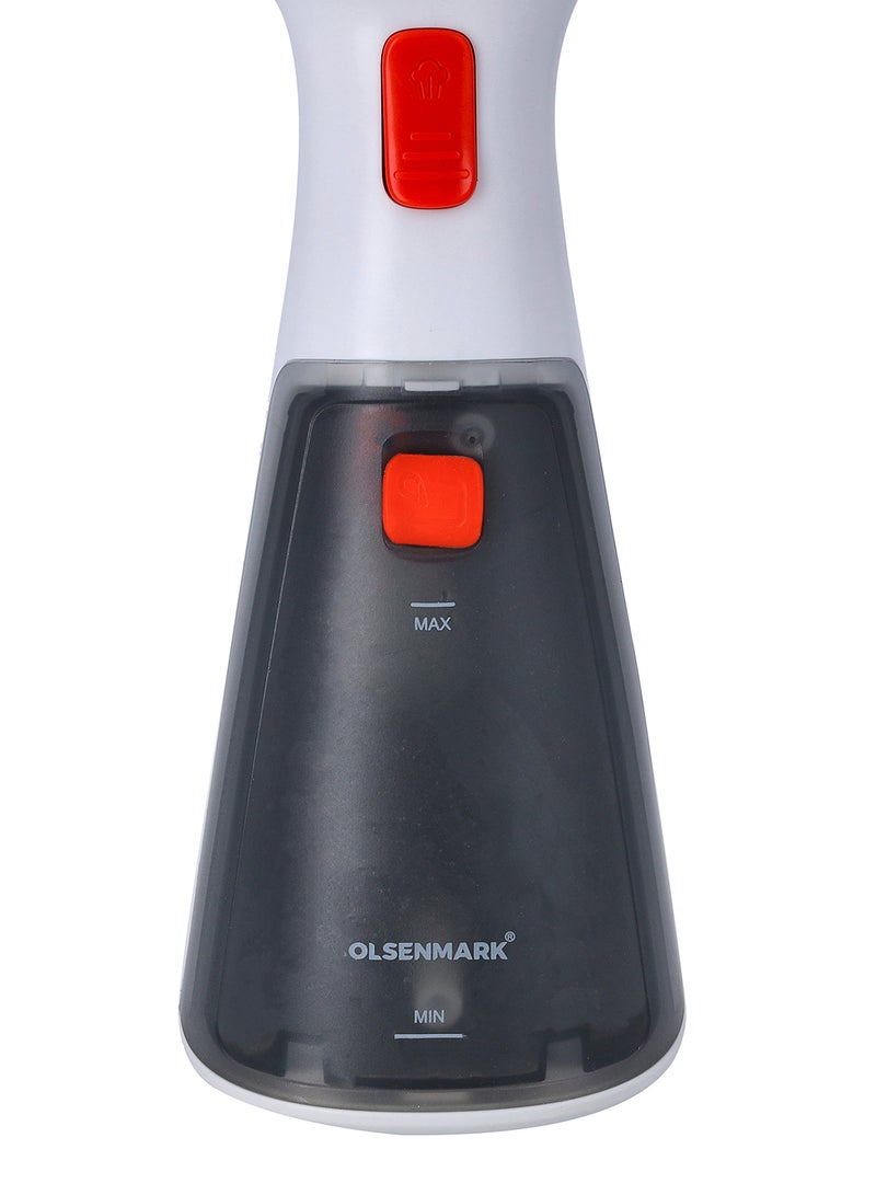 Olsenmark - Handheld Garment Steamer 1000W OMGS1817 120ml Water Tank, ON and OFF Steam Level, Leak Free, Overheat Protection 120 ml 1000 W OMGS1817 Grey/Black - Image 1