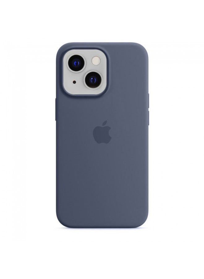 MARGOUN Protective Silicone Case Cover For iPhone 13 (6.1 inch) Dark Blue - Image 1