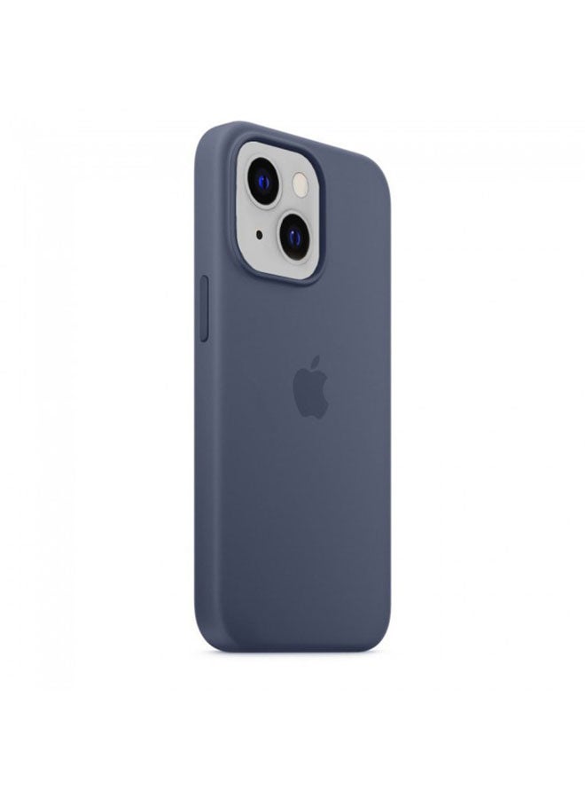 MARGOUN Protective Silicone Case Cover For iPhone 13 (6.1 inch) Dark Blue - Image 2