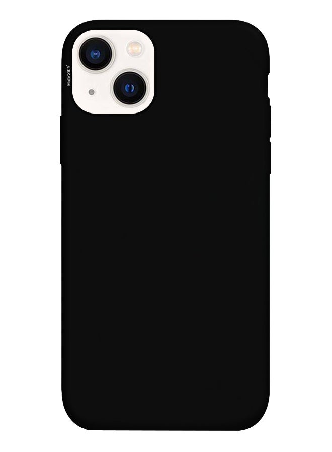 MARGOUN Protective Silicone Case Cover For iPhone 13 (6.1 inch) Black - Image 2