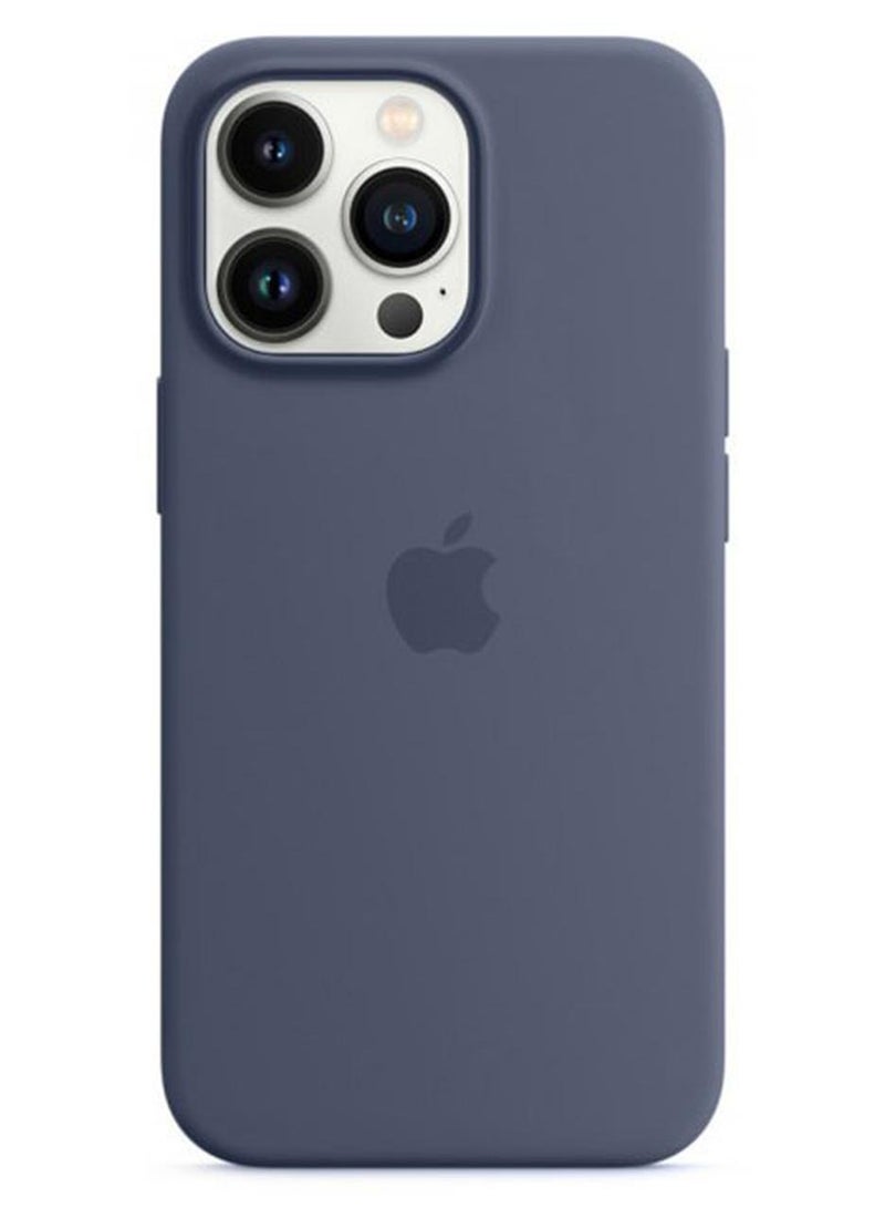 MARGOUN Protective Silicone Case Cover For iPhone 13 Pro (6.1 inch) Dark Blue - Image 1
