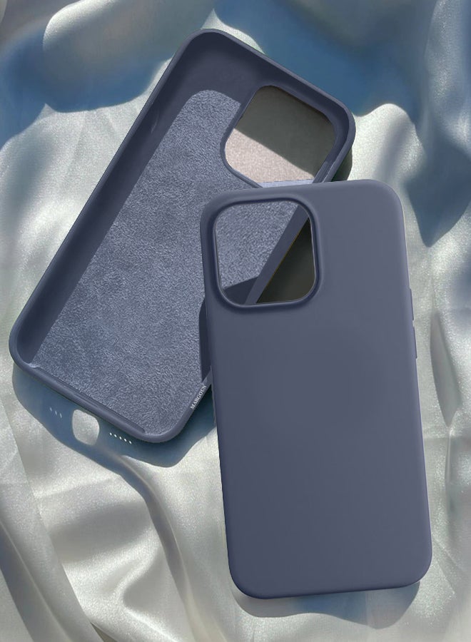 Protective Silicone Case Cover For iPhone 13 Pro Max (6.7 inch) Dark Blue