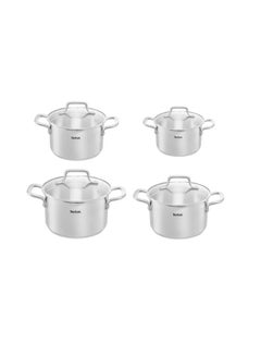 Tefal Tefal SS Duetto -4Pots Set Silver 20-24-26-28cm  - Image 1