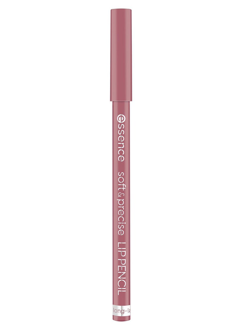 Essence Soft & Precise Lip Pencil 303 Delicate | Long Lasting Lip Liner for Defined Lips | Velvety Matte Finish | Smooth Application | Smudge Proof Lip Makeup | High Pigment Lip Contour Pencil 303 Delicate - Image 1