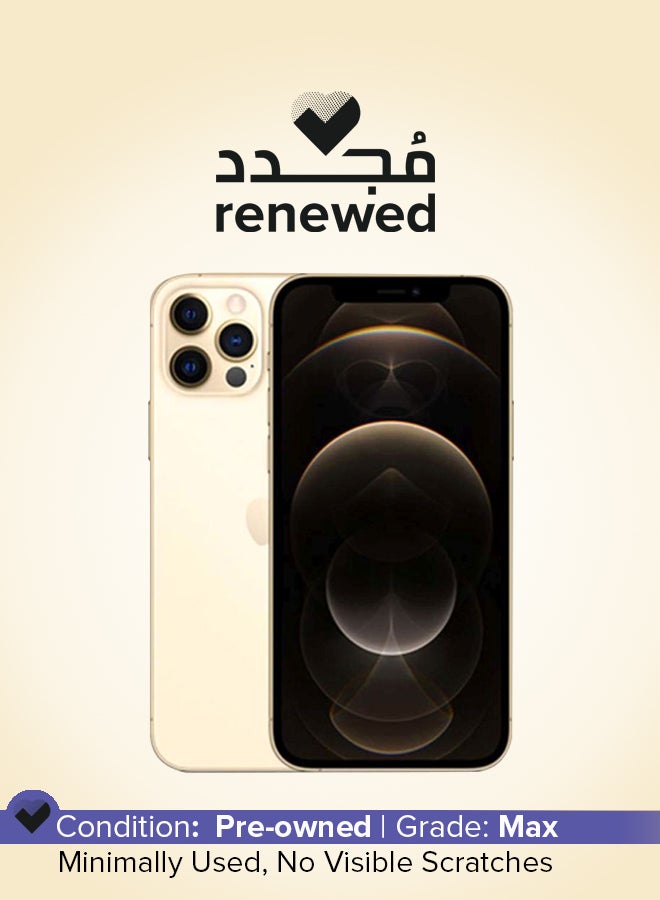 Apple - Renewed - iPhone 12 Pro 512GB Gold 5G With Facetime - International Version - Image 1