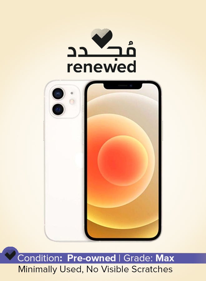Apple - Renewed - iPhone 12 With Facetime Dual Sim 256GB White 5G - Image 1
