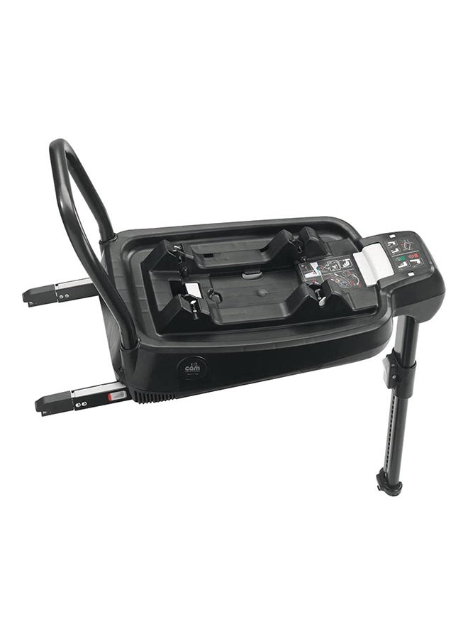 Cam قاعدة مقعد سيارة للأطفال 2 في 1، مقاعد متوافقة مع المركبات، دعم قابل للتعديل، قاعدة تثبيت عائلية، إضاءة تفاعلية حتى وزن 6.8 كجم - أسود - Image 1