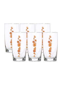 Luminarc Flame Bubbles Tumbler Set, Set Of 6 Clear  - Image 1