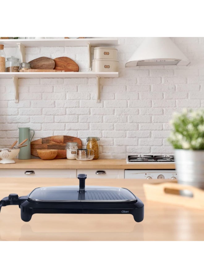 كليكون شواية مفتوحة مع غطاء CK2439 أسود - Image 3