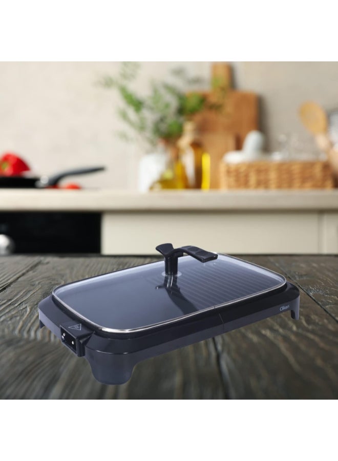 كليكون شواية مفتوحة مع غطاء CK2439 أسود - Image 5