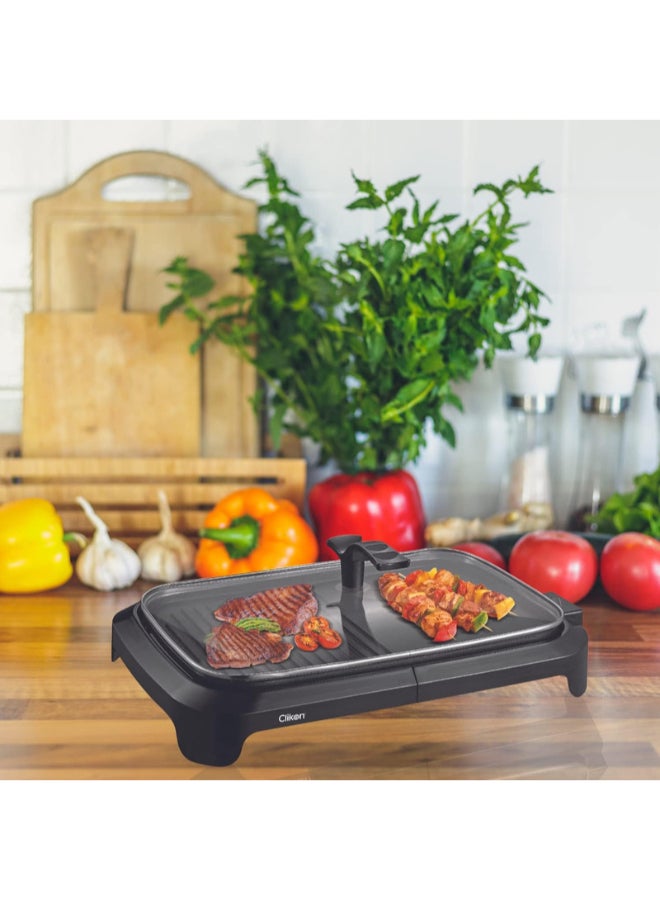 كليكون شواية مفتوحة مع غطاء CK2439 أسود - Image 2