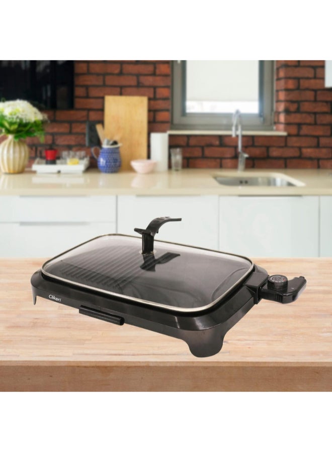 كليكون شواية مفتوحة مع غطاء CK2439 أسود - Image 4