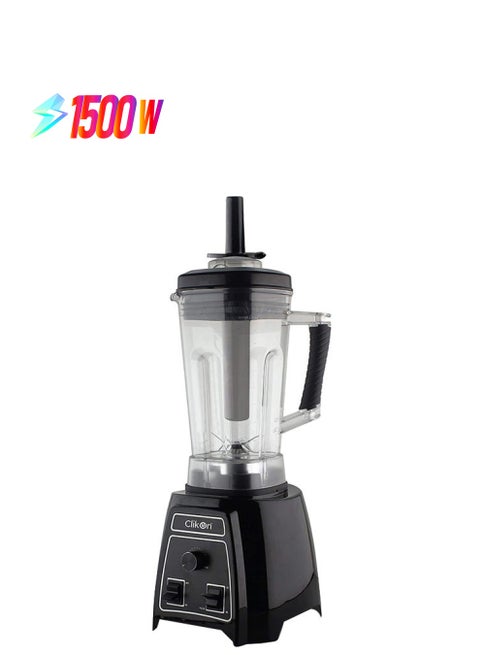 خلاط تجاري بوعاء غير قابل للكسر 1500 W CK2608 أسود