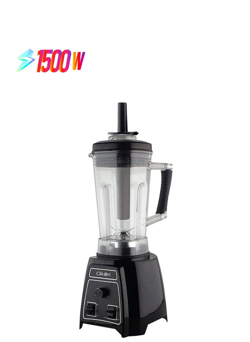كليكون - خلاط تجاري بوعاء غير قابل للكسر 1500 W CK2608 أسود - Image 1