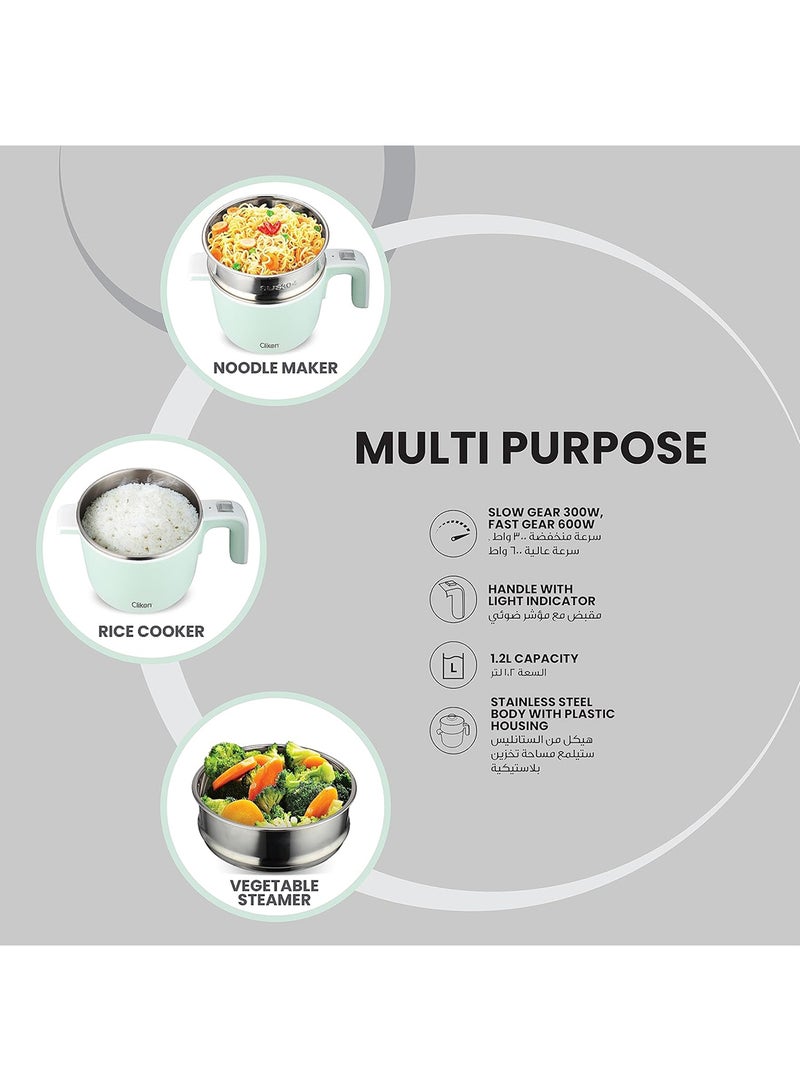 Clikon - Multi Functional Cooker 1.2 L 720 W CK4274 green - Image 1