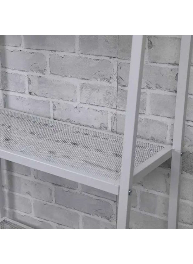 Pan Home Helma Multi Functional Rack 60x35x147cm - White White 60x35x147cm - Image 3