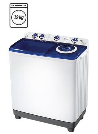 12 kg Capacity Top Load Washing Machine - 12KG Semi-Automatic Washing Machine Cloth Dress Cleaning, 350W Power, Spin 160W, Top Load, Energy-Efficient, 2 Years Warranty 12 kg 350 W WM 4205 Black/White/Grey - pnsku/N51197231A/45/_/1740992082/7afa2f08-a06e-4948-8f58-60f6fdb0c289