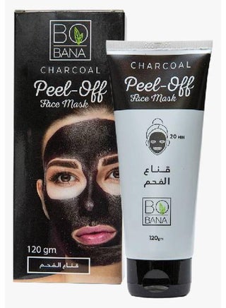 ماسك الفحم القابل للتقشير للوجه أسود 120جرام