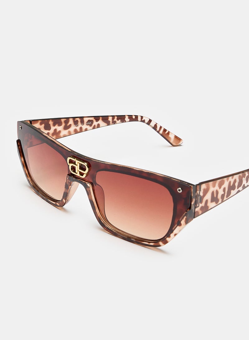 Generic - Women's Flexible And Corrosion Resistant Frame Square Sunglasses 18037L4 - Image 1
