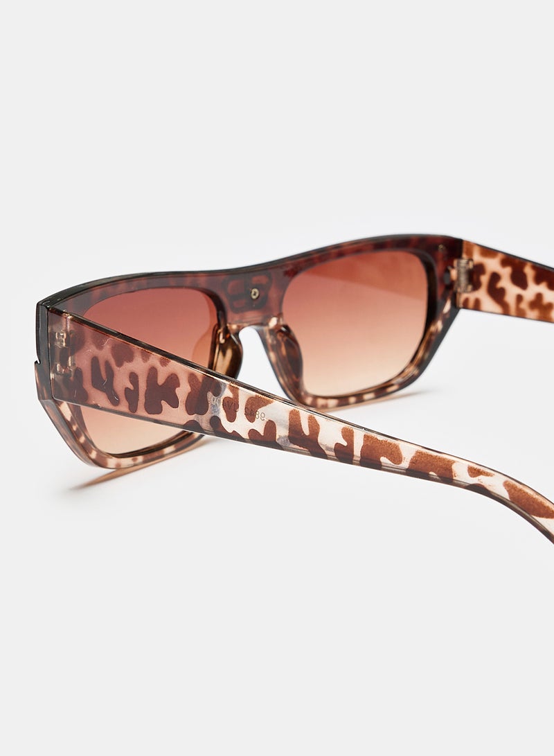 Generic - Women's Flexible And Corrosion Resistant Frame Square Sunglasses 18037L4 - Image 1