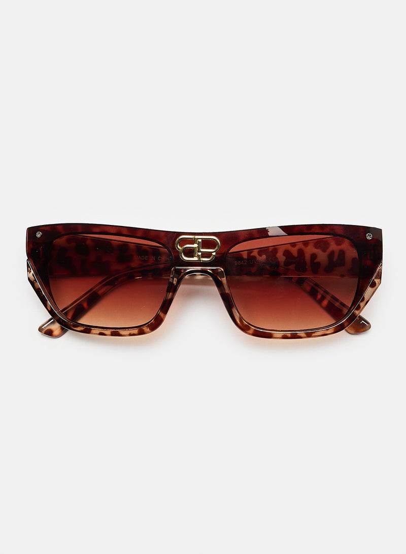 Generic - Women's Flexible And Corrosion Resistant Frame Square Sunglasses 18037L4 - Image 1