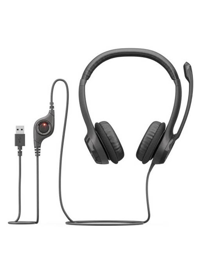 H390 Wired Headset for PC/Laptop, Stereo Headphones with Noise Cancelling Microphone, USB Type-A Interface, In-Line Controls, Works with Chromebook - Black - pnsku/N51207634A/45/_/1725974236/6a15f016-bfe6-4353-8312-e6d0812ab85e