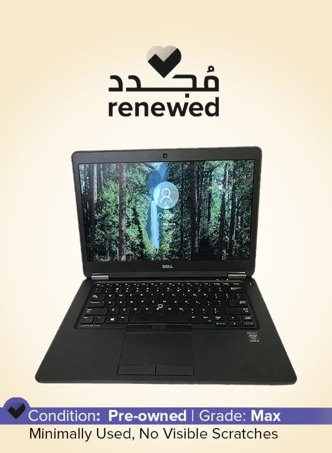 DELL Renewed - Latitude E7450 Laptop With 14-Inch Display,Intel Core i5 Processor/5th Gen/16GB RAM/512GB SSD/Intel HD Graphics 5500 English Black - Image 1