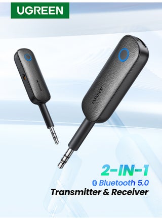 Bluetooth 5.0 Audio Transceiver Wireless Bluetooth Transmitter and Receiver Adapter for Wireless Music Stream with Hand-free Call Black - pnsku/N51209992A/45/_/1713419016/205ee929-fa9f-442c-bce9-794efb30d5c6
