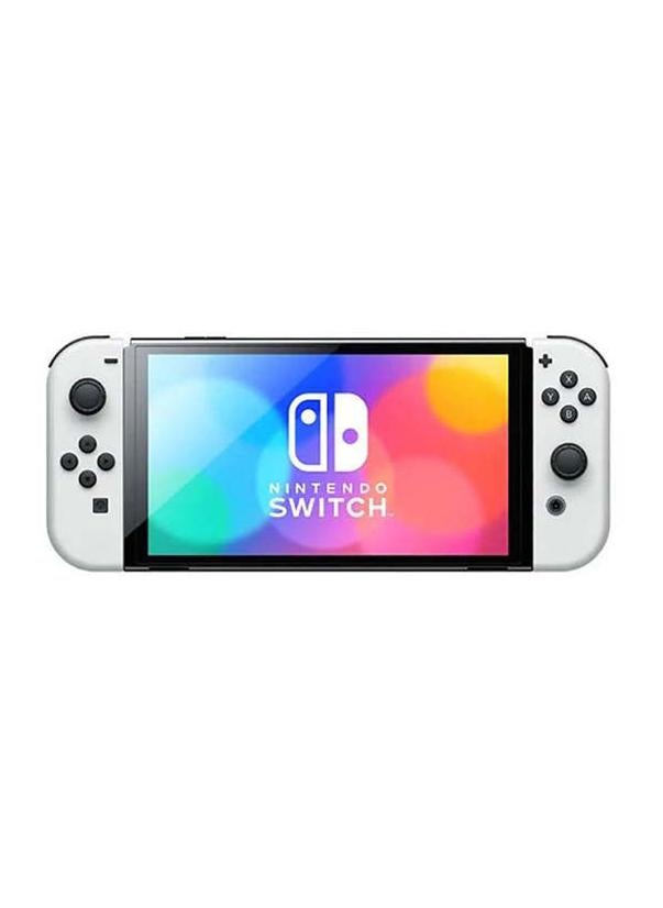 نينتندو موديل Switch OLED (2021) - وحدة تحكم Joy باللونين الأبيض والأسود - Image 3
