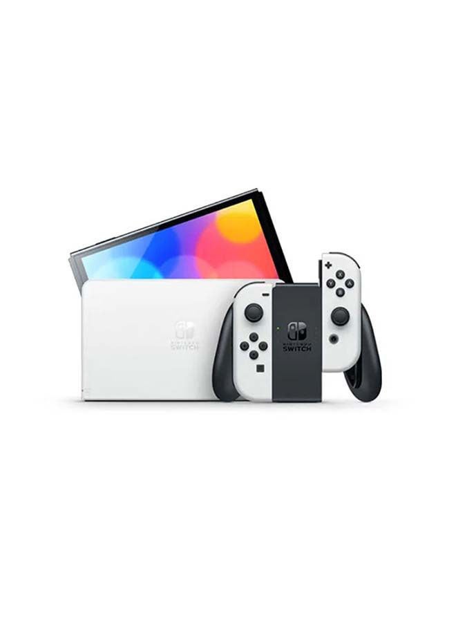 نينتندو موديل Switch OLED (2021) - وحدة تحكم Joy باللونين الأبيض والأسود - Image 2