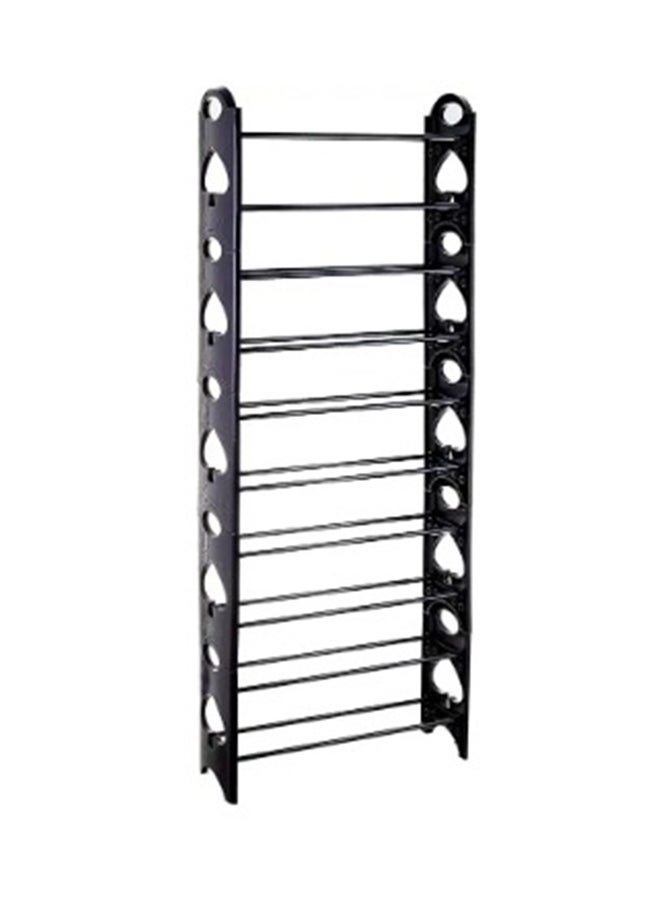 Generic - Shoe Organizer - 10 Levels Black 120X60cm - Image 1