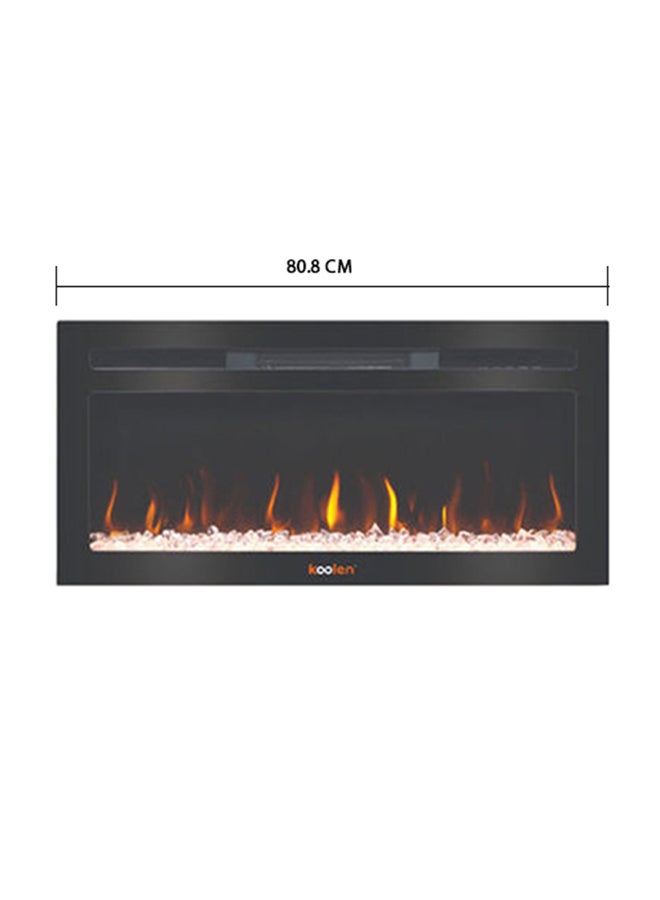 KOOLEN LED Fireplace Heater With Bluetooth And Speaker 2000 W 807102034 Black - Image 2
