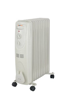 كولن مدفأة الرادياتير مملؤة بالزيت مقسمة إلى 11 جنيح تبريد 2000 W 807102030 أبيض  - Image 2