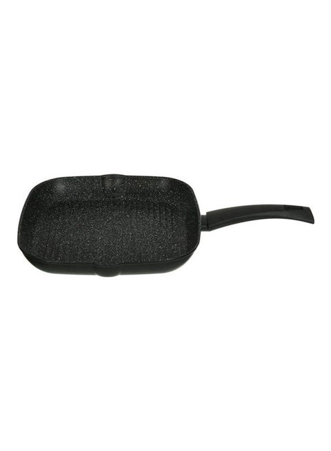 Pi8328In Cook On Rock Induction Grill Pan Diameter Black 28 X 28cm