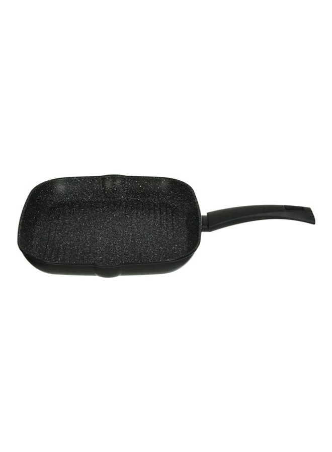illa - Pi8328In Cook On Rock Induction Grill Pan Diameter Black 28 X 28cm - Image 1