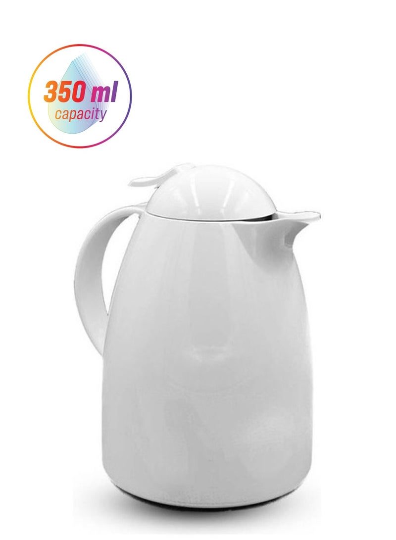 emsa Auberge Quick Tip Vacuum Flask White 17x14x12cm 