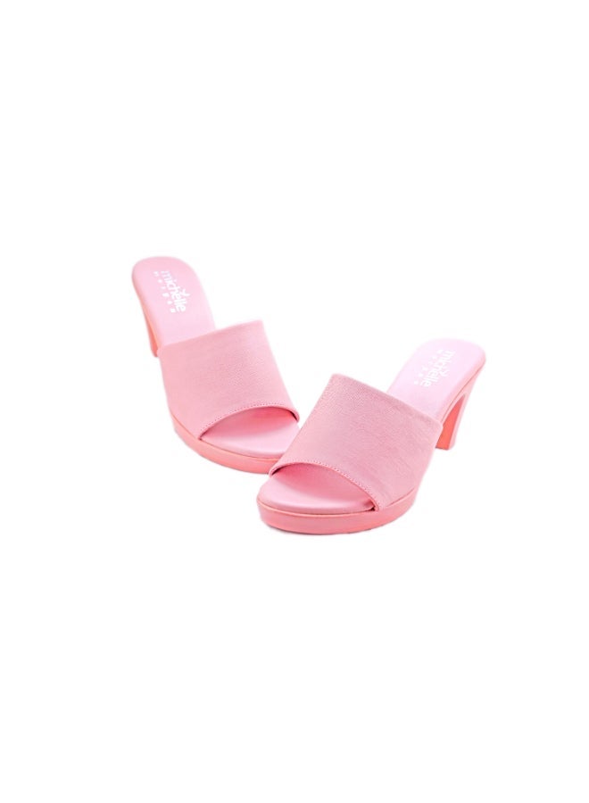 Michelle Morgan Casual Sandals Pink  - Image 2