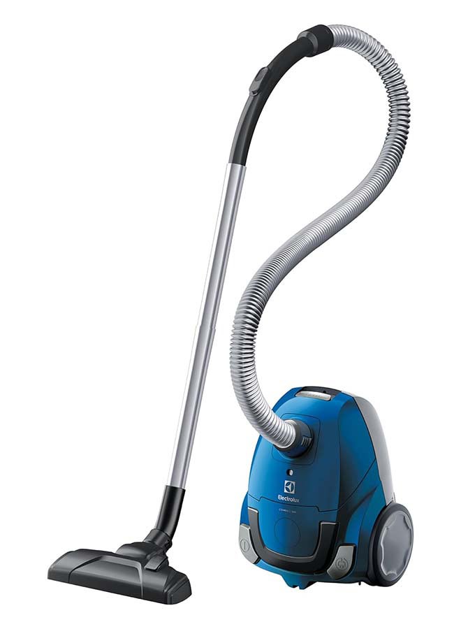 Compact Go Bagged Canister Vacuum Cleaner, Soft Wheels, 2 Dust Bags With Full Indicatorcord Length 4.5M, Combi Brush-Crevice And Upholstery Nozzle, 1 Year Warranty 1400 W Z1220 Clear Blue 