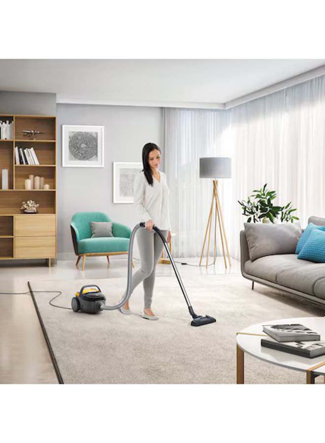 Electrolux - CompactGo Bagless Canister Vacuum Cleaner, Light Weight With 2-In-1 Performance Nozzle, Hygienic HEPA Filter For Clean And Healthy Home, Easy-Empty Dust Container, Ideal For Home 1500 W Z1230 Sunflower Yellow/Black - Image 1