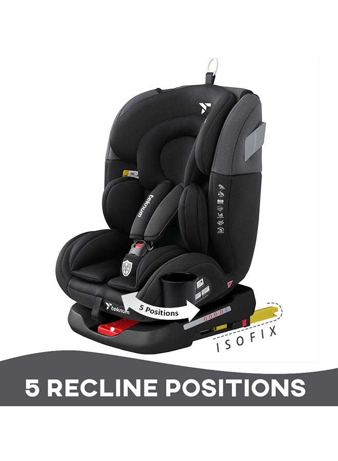Evolve 360° Car Seat 0 - 12Yrs Black With Isofix